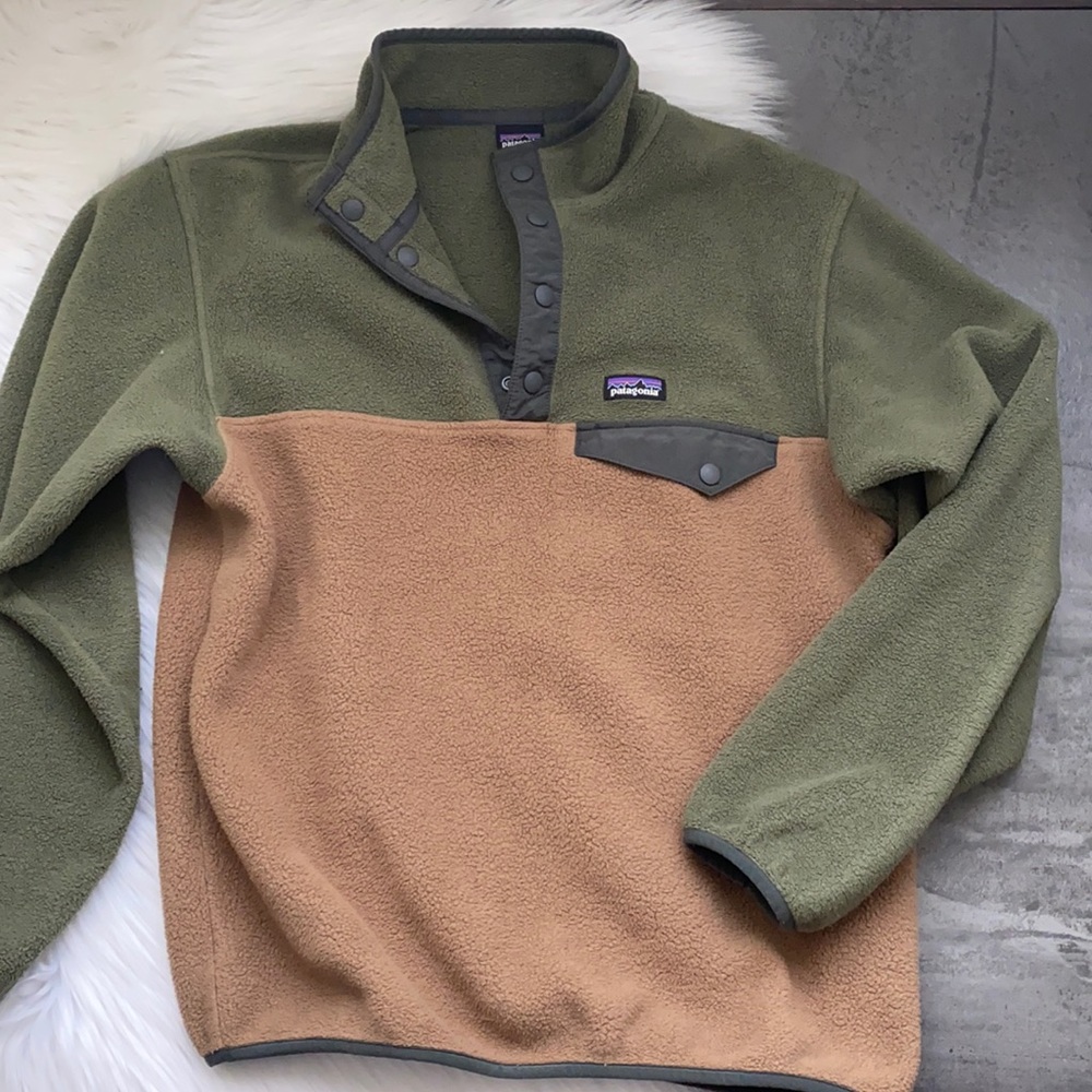 Boys XL Patagonia Synchilla Button Pullover Jacket